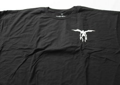 Death Note Unisex Adult’s Shinigami Ryuk Apples L/S T-Shirt MP7 Black Size 3X
