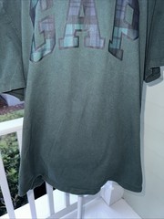 GAP Green Black Watch Plaid Short Sleeve Crew Neck Everyday Tee T-Shirt XXL