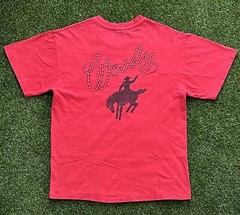 90s Vintage Disney Toy Story T Shirt Sheriff Pixar Tee Med Woody World On Ice L