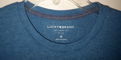 😃Lucky Brand SUPER SOFT – BEAUTIFUL BLUE Short Sleeve Men T-Shirt M NWOT NEW