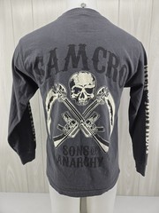 Sons of Anarchy Long Sleeve Gray T-Shirt Size Medium