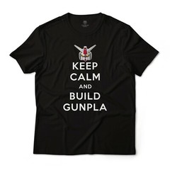 Keep Calm and Build Gunpla Gundam RX-78-2 Mobile Suit Anime Art Funny Tee