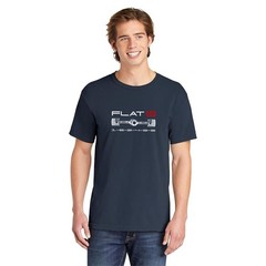 Flat-Six Engine Graphic T-Shirt – Boxer Engine Art Tee, Gift for Air-Cooled Fan