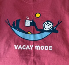 Life is Good Crusher Men’s T-shirt Large “Vacay Mode” NWOT