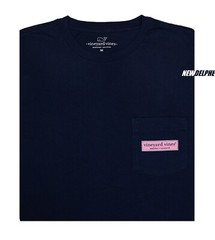 NWT VINEYARD VINES MEN’S SS POCKET CREW T-SHIRT TEE “VV SIGNAURE LOGO BOX”