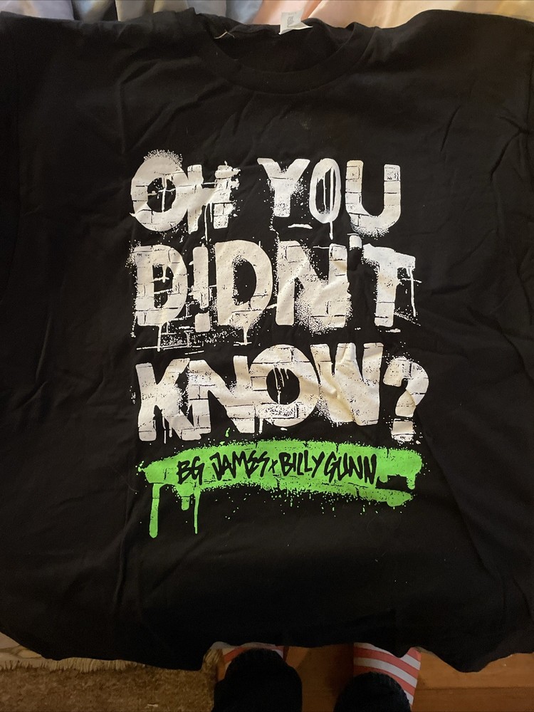 WWE DX TSHIRT SIZE XL BILLY GUNN DEGENERATION X PRO WRESTLING