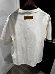 Louis Vuitton Embossed LV Logo T-Shirt White XXL