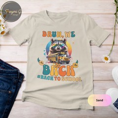 Racoon Bruh We Back To School Comfort Tee
