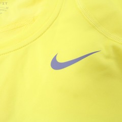 Nike Pro Dri-Fit Short Sleeve Shirt Men’s Yellow Used M