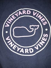 Vineyard Vines Men’s Blue Crew Neck Long Sleeve Pocket Whale Logo Tee Size M