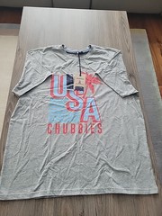 Chubbies T-Shirt Men’s The Chub Spangled Banner USA Non Pocket Graphic. Size XL