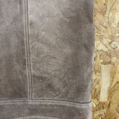 Vintage Y2K Wilsons Suede Sherpa Lined Leather Jacket Size XL