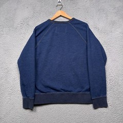 American Eagle Thermal Shirt Mens XL Blue Raglan Sleeve Long Sleeve Preppy
