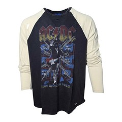 Lucky Brand AC/DC Blow Up Your Video Raglan Graphic T-Shirt Men’s Long Sleeve 2x