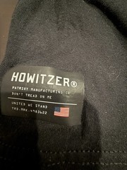 Howitzer Team Becca Paratrooper T Shirt Mens 2XL Black Patriotic USA