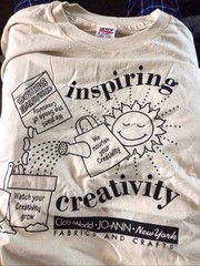 Rare Vintage 90’s JoAnn Fabrics Cloth World Inspiring Creativity Tshirt Unused