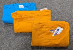 NWT NEW SHORT SLEEVE T-SHIRT COLOR CHOICE ORANGE TAN BLUE GRAY GREY 2XL XXL 2X