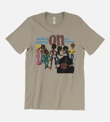 Miles Davis On The Corner T-Shirt Jazz Trumpet Legend Sketches In Spain brew lp