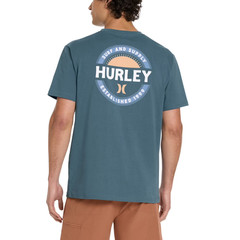 Hurley Men’s Graphic Tee Size Large Blue
