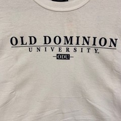 MV Sport T-Shirt Mens L Old Dominion University ODU White Collegiate Tee Classic
