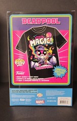 Funko Pop! Deadpool Making Magic Black Light T-Shirt Target Exclusive Size Large