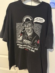 Rufnek Spike Lee Mars Blackmon Graphic T-Shirt 3XL Oversized Streetwear Tee