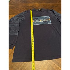 Southpole Vintage New Millennium Long Sleeve Shirt Navy Mens 2XL Y2K Graphic |C1