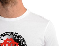 Roberto Cavalli “Beachwear” Men’s White Graphic Print T-Shirt US 2XL IT 56