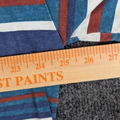 Unionbay Vintage Striped T-Shirt Mens One Size Blue Red White Cotton Made in USA