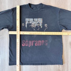The Sopranos T-Shirt Mens XL Black HBO Licensed Cast Graphic Tee Tony Soprano