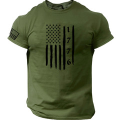 1776 American Flag Shirt, Patriotic, America, USA, Veteran, Military, Historic