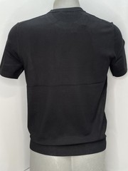 Theory Mens Soris Tee Black Size L Light Bilen Crewneck Short Sleeve