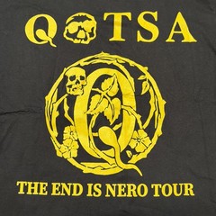 Queens of the Stone Age Large Tour Concert Tee Shirt End Is Nero QOTSA