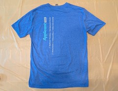 Human Resources T-Shirt Funny Large Blue ApplicantPro Perfect Tri