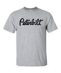 New Peterbilt Trucks Trucker T-Shirt for Men – Simple Design, Sizes S to XL