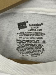 Hanes Mens 2-Pack White Crew + V-Neck Tee T-Shirt Comfort Soft Short Sleeve S