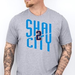 Shai City 2, Oklahoma City Basketball themed Soft Ring Spun Cotton T-Shirt