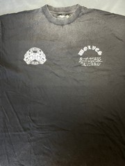 Darc Sport Dark Night Rises Born In It V2 Large Tee Vintage Black Bane/Wolf #217