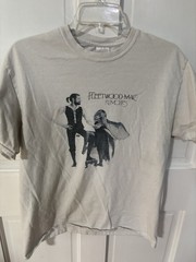 Fleetwood Mac. Shirt. “Rumours” LP Cover Image. Cream Color. M
