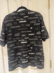 Jordan Flight Black Graphic Print Short Sleeve T-Shirt Men’s M