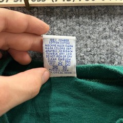 Russell Athletic T-Shirt Mens Size L Green Combed Cotton Pocket USA Made Vintage
