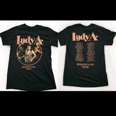 New Small Lady A T-Shirt Request Line Tour Merch Country Music Memorabilia Rare