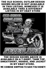 1970 Hot Rod Muscle Car Outlaw Gasser Drag Race Cartoony Skeleton T-shirt OM14