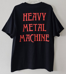 Cold Slither Heavy Metal Machine T-Shirt XL Black Double Sided Unisex GI Joe