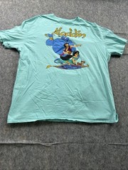 Disney Belle And Aladdin Magic Carpet Genie Teal Green T Shirt Jasmine Abu 2XL