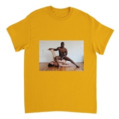 Heavyweight Unisex Crewneck T-shirt Gay related Pattern