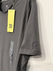 NEW All In Motion Men’s Performance Tee Size Large Gray Moisture Wicking Stretch