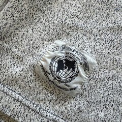 Vintage Trader Bay Shirt Mens S Striped Gray 90s 80s Streetwear Skater Rugby