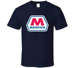 Marathon Tee Cool Gas Station Oil Trucking Driving T Shirt