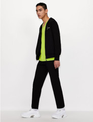 Armani Exhange Short-Sleeved Pure Pima Cotton Jersey V-Neck Neon Green[M]